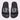 Valentino VLTN Rubber Sliders Black